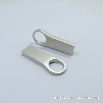 Big circle U disk metal key chain 16GB